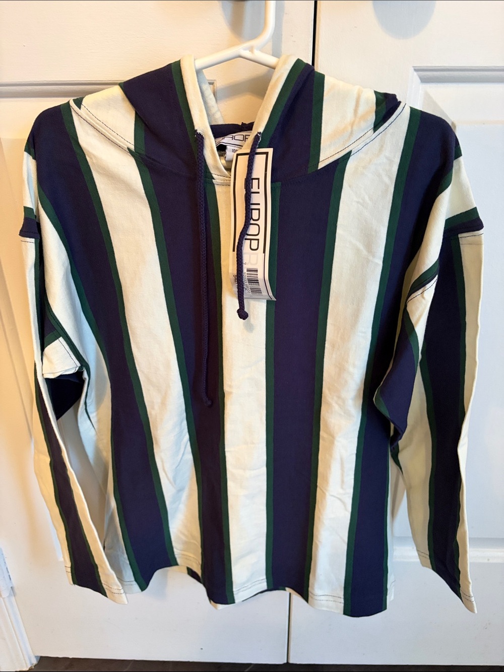 NWT Europ Sporty Hooded Pullover